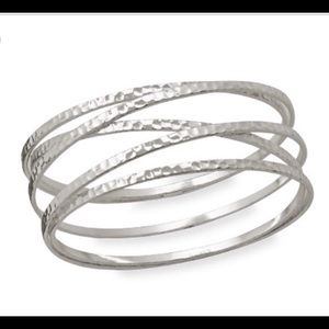 Premier Designs Silver Bangle.